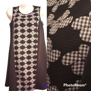 Gabby Skye gingham floral print A line dress